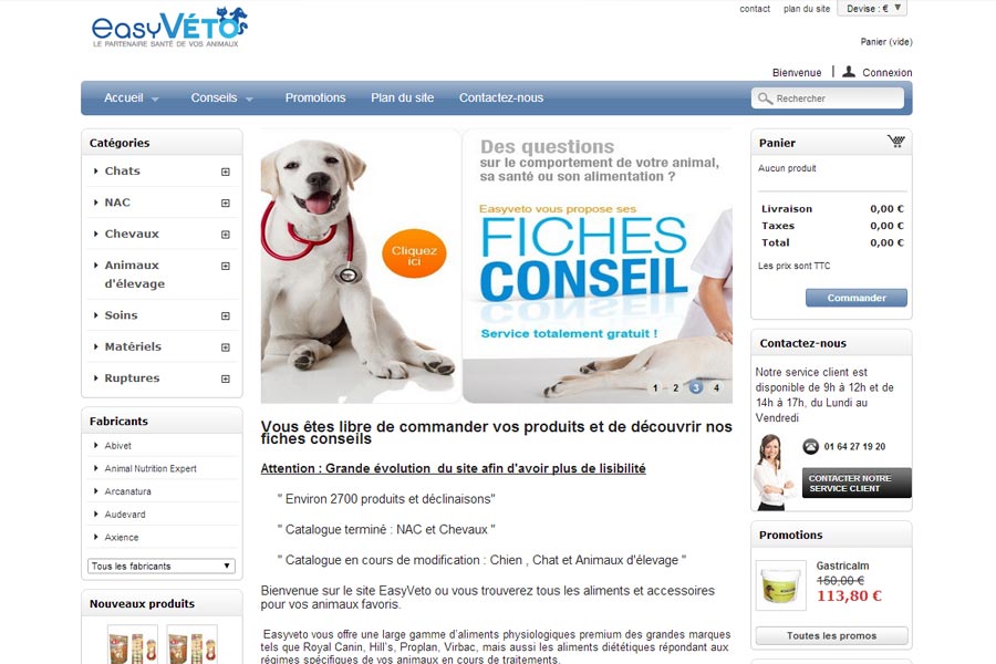 Un nouveau site Prestashop...